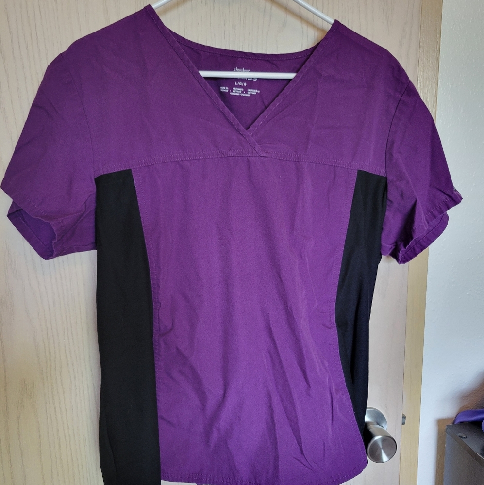 Purple Scrub Top